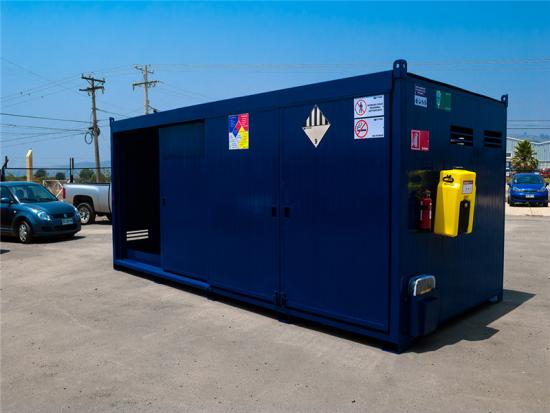 Mobile Fire boxes with Rockwool sandwich panel